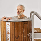 Icetubs IceBarrel Thermowood And Fiberglass Cold Plunge Immersion Tub (SAK68129)